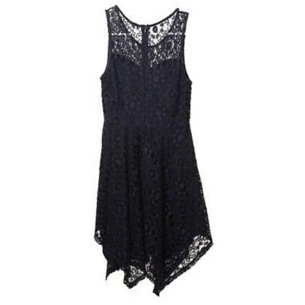 Monteau Los Angeles Navy Lace Dress
